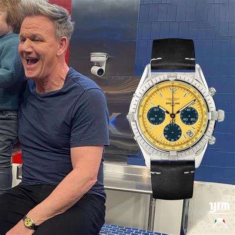 gordon ramsay breitling yellow|gordon ramsay watch dial.